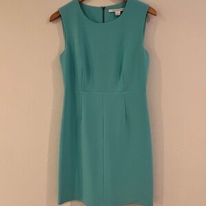 Diane Von Furstenberg Aqua Mini Dress